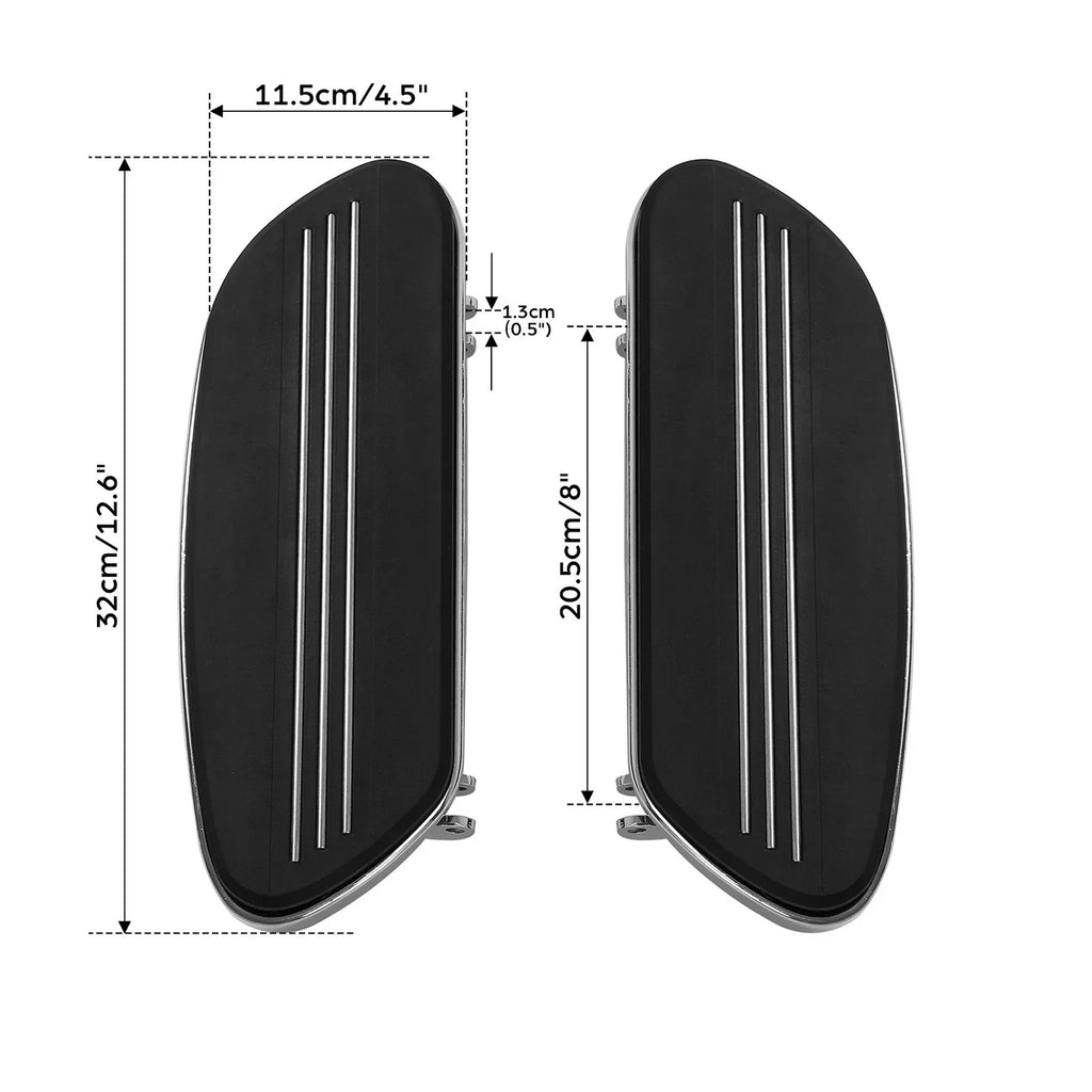 Driver & Passenger Footboards Kit for Harley Road Glide (1993-2025)