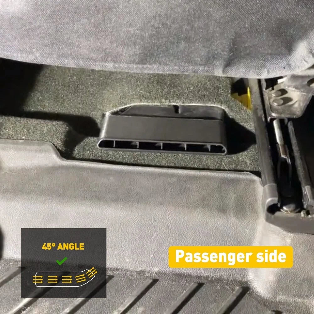 2X Rear Passenger Air Deflectors for Sierra Silverado (2014–2019)