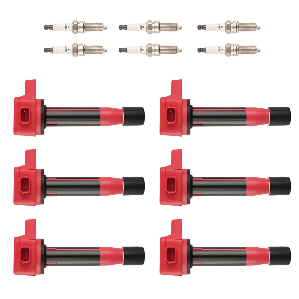 Ignition Coil Set w/ Spark Plugs for Acura RL 3.7L (2009–2012) 30520RN0A01 CM11213