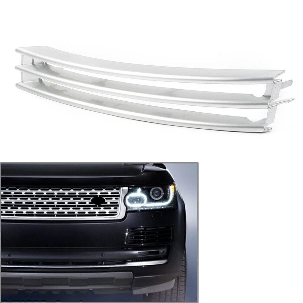 Left Front Bumper Grille Cover for Land Rover Range Rover L405 (2013–2017) Silver