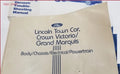 Power Train Manual Collection for Grand Marquis Town Car Victoria (1992)
