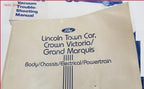 Power Train Manual Collection for Grand Marquis Town Car Victoria (1992)
