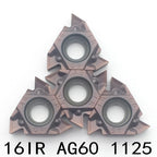 10pcs 16IR AG60 CNC Carbide-Insert Lathe Threading Inserts (16IR 3/8)