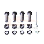 Set of 7 Front Ball Joints & Outer Tie Rod Ends for Toyota 4Runner (1989–1995)