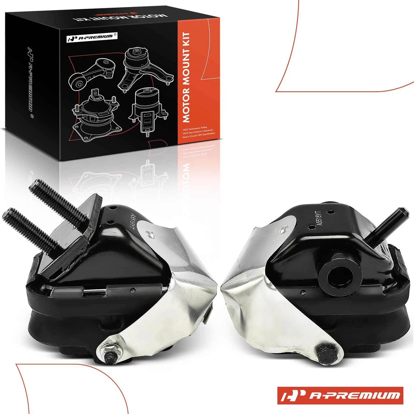 2X Front Engine Mount for Ford F-150 (2005–2008) Lincoln Mark LT (2006–2008)