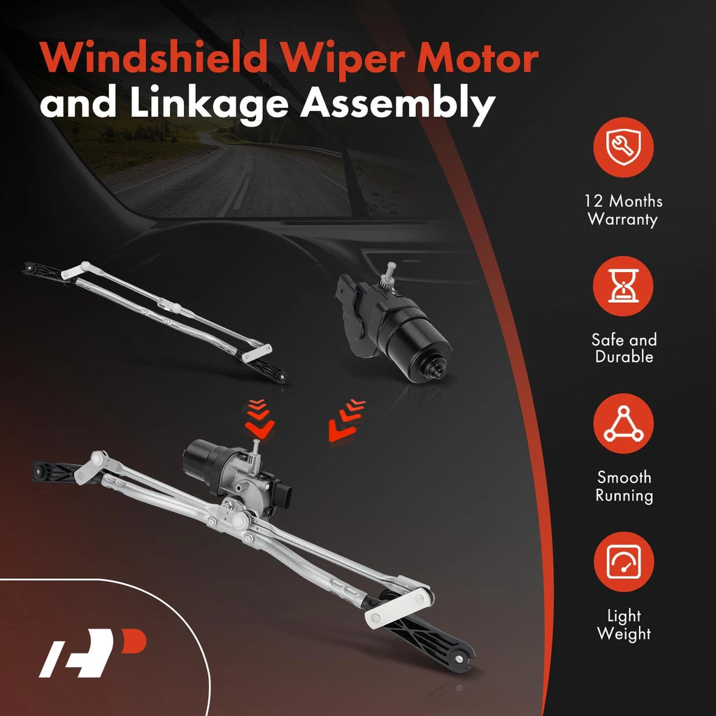 Wiper Motor & Linkage Assembly for Jeep Wrangler JL Gladiator (2018–2023)