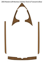 EVA Teak Deck Flooring for Mastercraft Maristar 210 (2003)