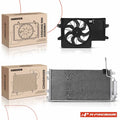 A/C Condenser & Cooling Fan Assembly Kit for Ford Focus (2008–2011)