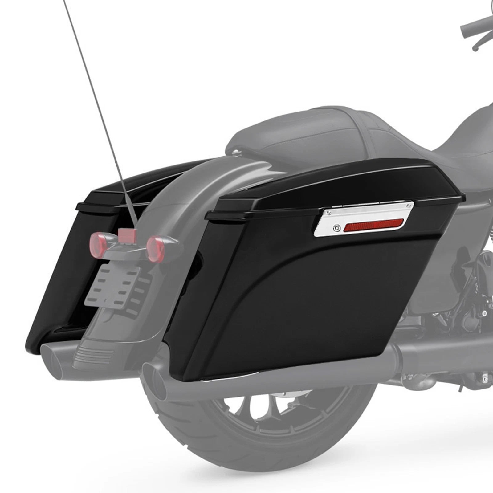 5" Stretched Saddle Bags & Rear Fender for Harley Electra Glide (2009–2013)