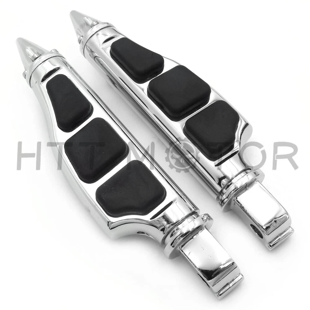 Stiletto Spike Footpegs for Hard-Ball & Boardwalk (Rear) Chrome