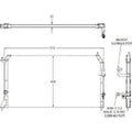 Replacement Front A/C Condenser Unit For 1998-2003 Toyota Sienna