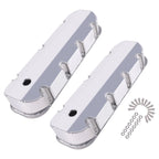 Set of 2 Polished Valve Covers for Chevrolet Big Block 396 427 454 (1965–1995)