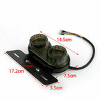 LED Rear Tail Light for Motorcycle (12V) T9