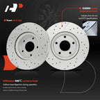 Front Drilled Brake Rotors for Nissan Altima (2013–2023)