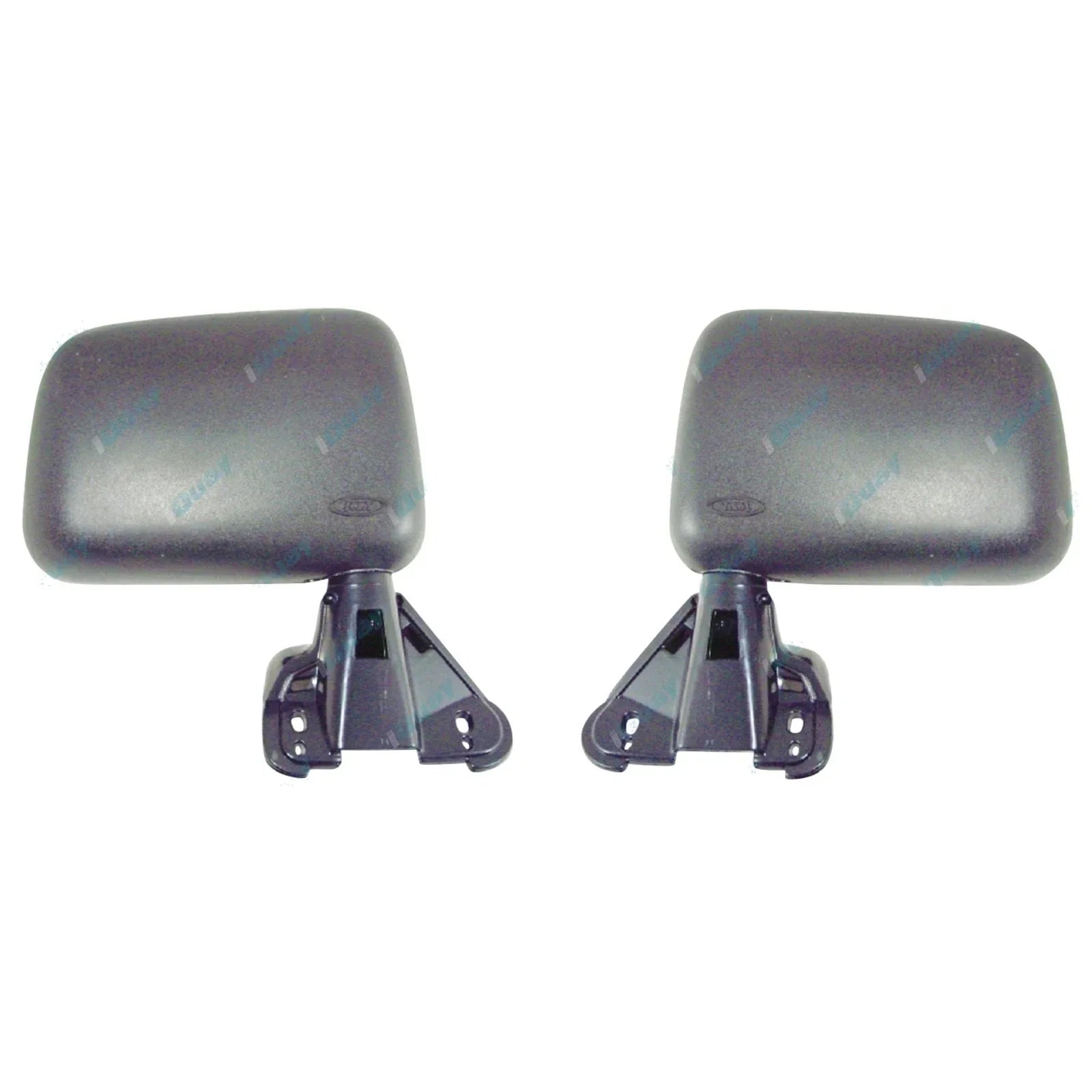 LH+RH Black Manual Door Mirrors Pair for Toyota Hilux 1983-2004 Left Right L+R