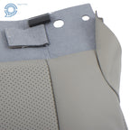 Driver Left Bottom Seat Cover for Toyota RAV4 (2006-2012) Gray Leather Perforation