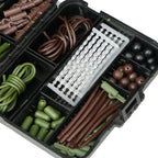 272 Piece Carp Fishing Accessory Kit with Hooks, Swivels, Beads, Connectors