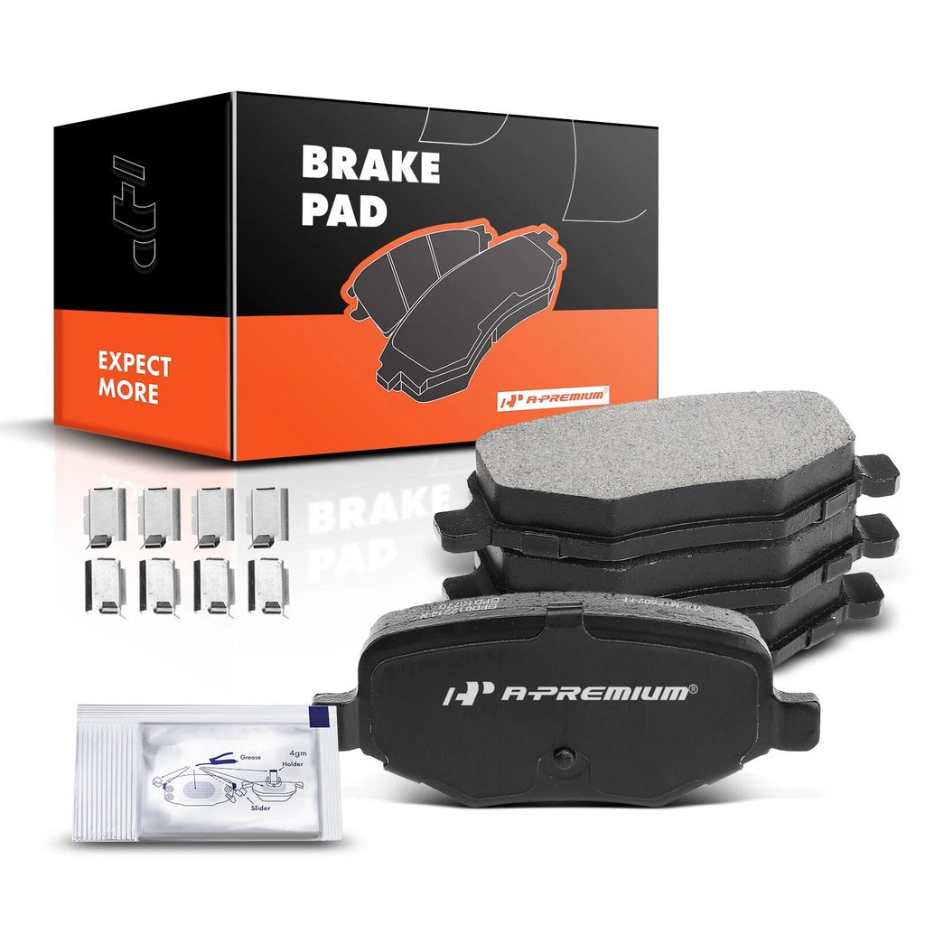 Set of 4 Rear Ceramic Brake Pads for Ford Explorer (2011–2019)