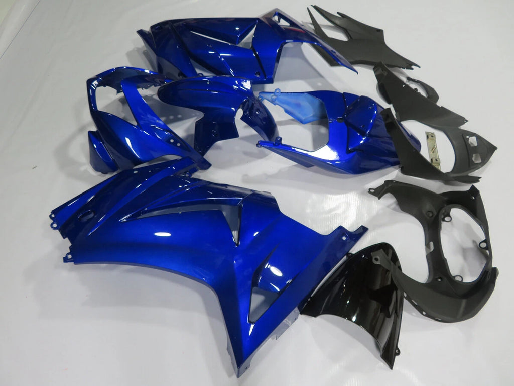 Fairing Kit for Kawasaki Ninja 250R EX250 (2008–2012) - Glossy Blue ABS