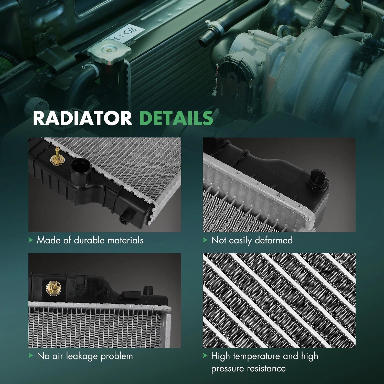 Radiator for Ford E-150, E-250 Econoline (2003–2014)