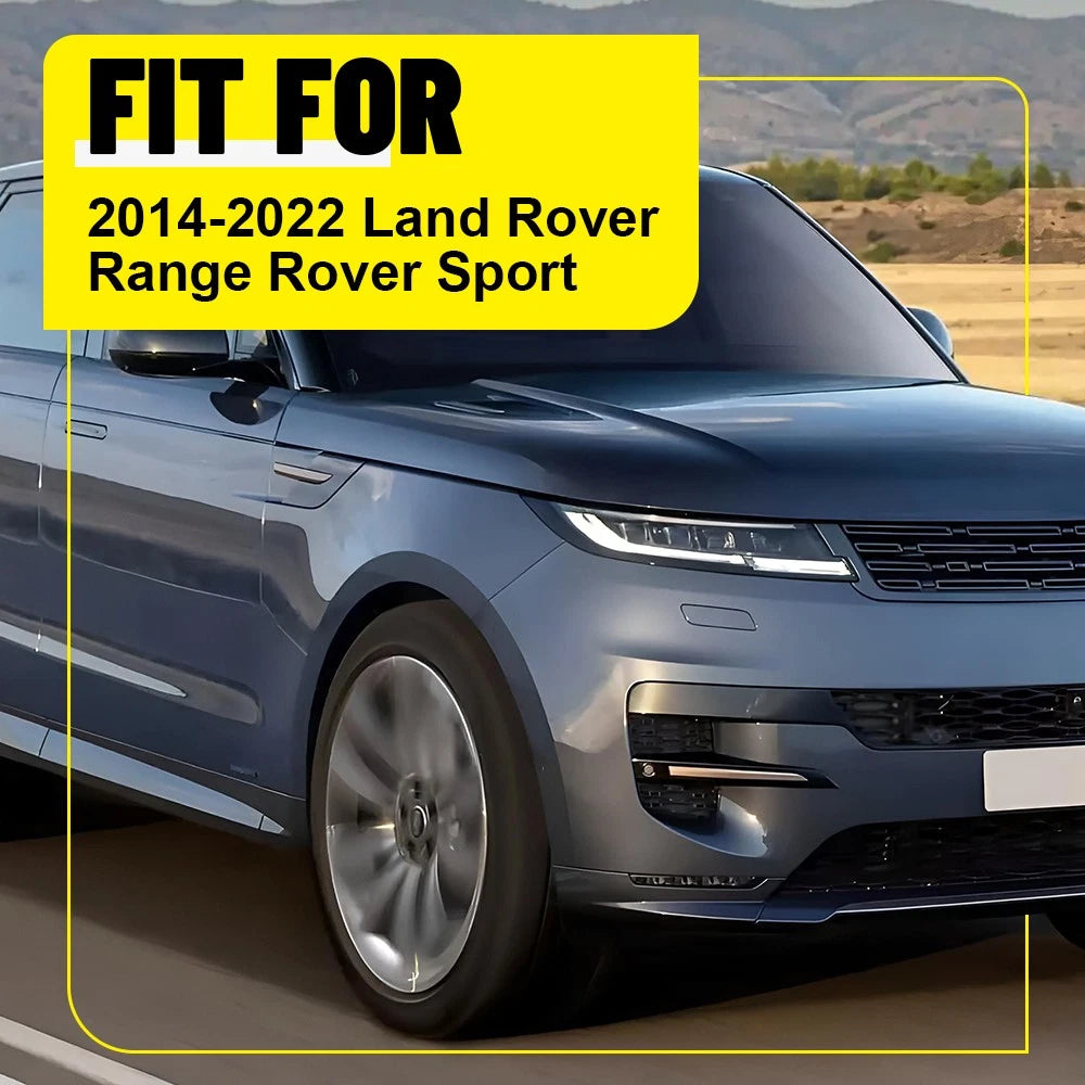 Set of 6 Gloss Black Pillar Post Covers for Range Rover Sport L494 (2014–2022)