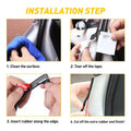 Rubber Door Trim Molding Guard Seal Strip for Car (32ft)