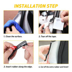 Rubber Door Trim Molding Guard Seal Strip for Car (32ft)
