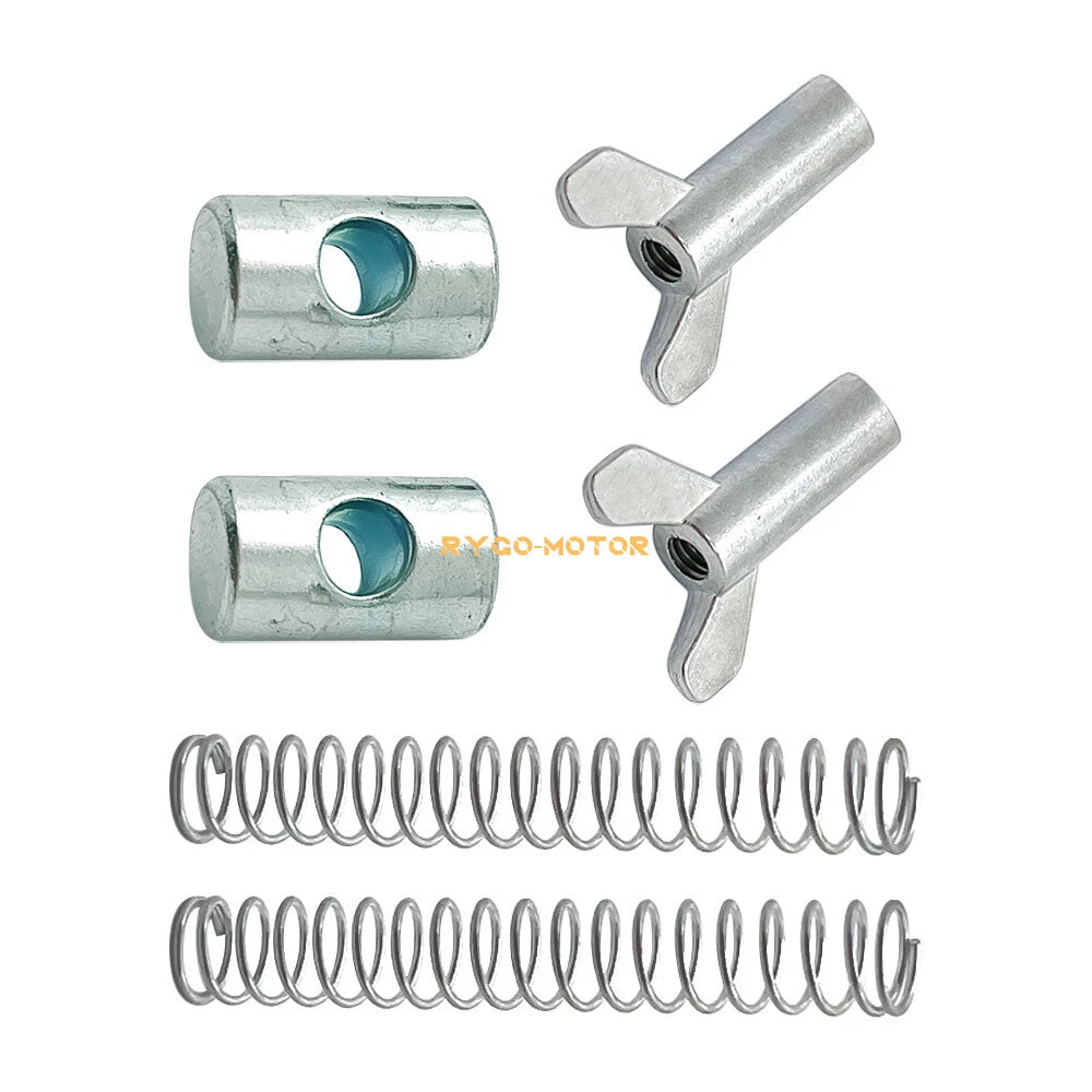2X Rear Brake Adjuster Hardware Kit Nut & Spring for Honda ATC125 ATC200 ATC250