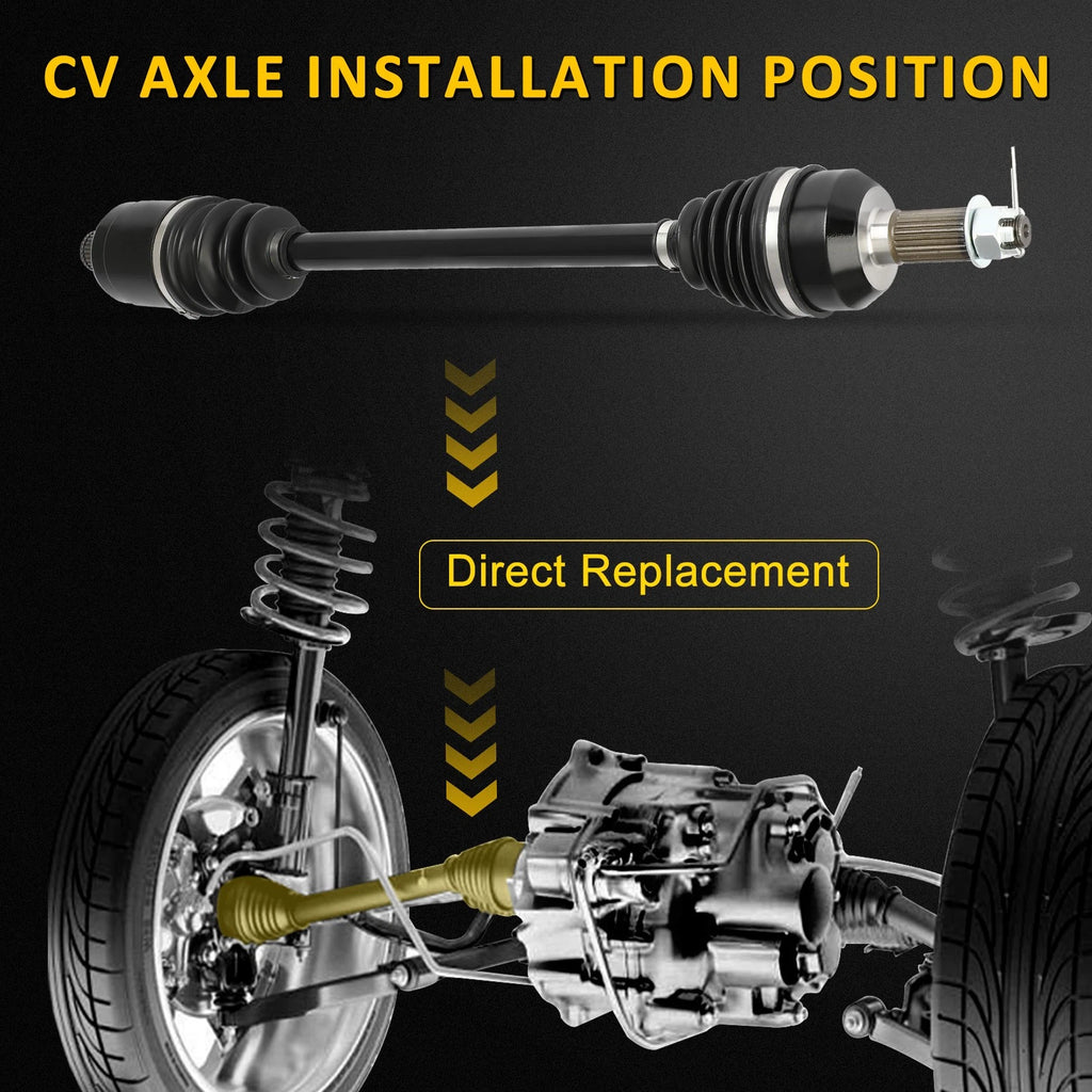 Set of 2 CV Joint Axles for Polaris General 1000 (2016–2018)