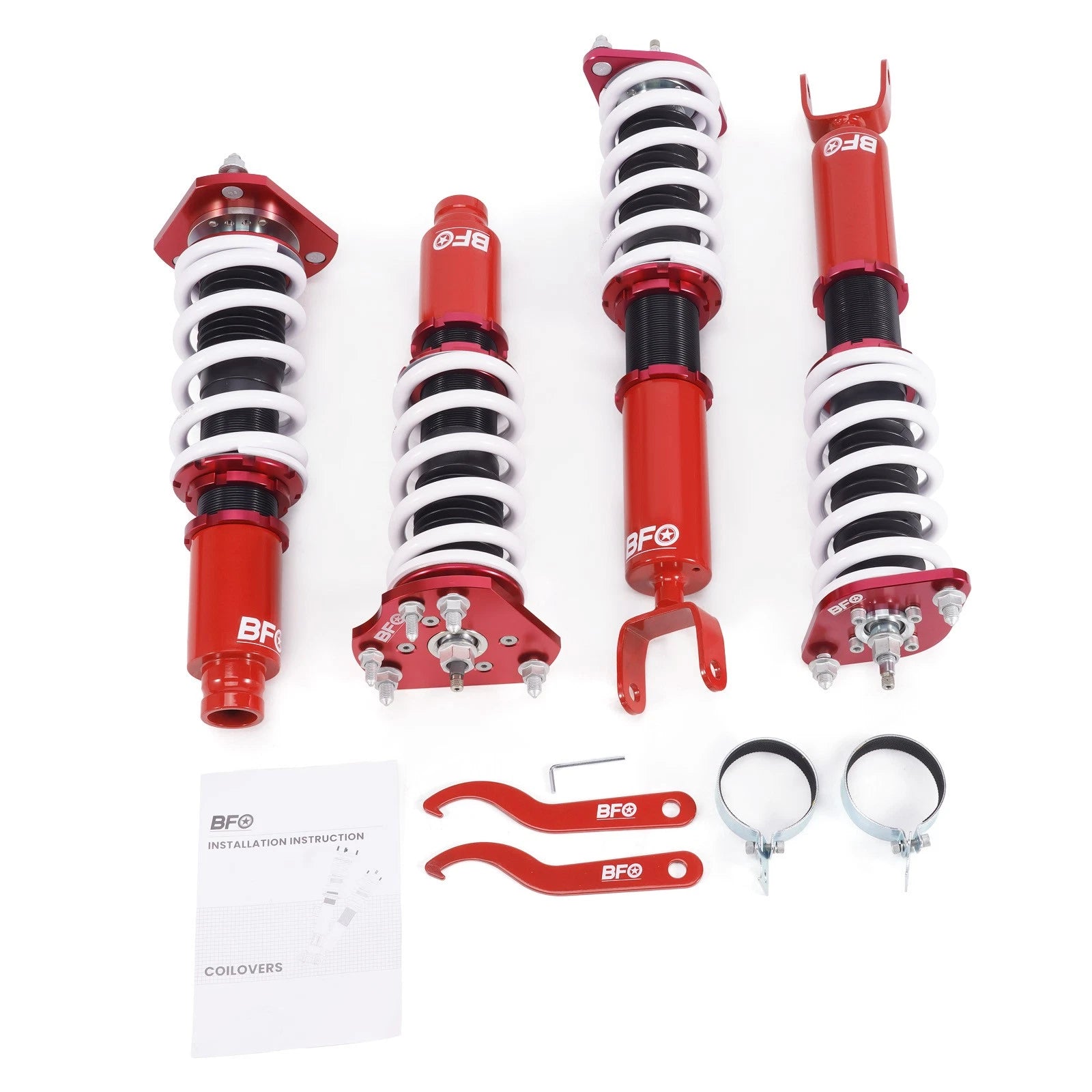 Coilover Suspension Kit 24-Level Damping Adjustable for Honda Prelude (1992–2001)