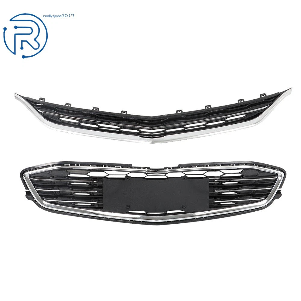 Front Bumper Grille Honeycomb Mesh for Chevy Malibu (2016-2018)