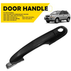 Front Right Black Exterior Door Handle for Hyundai Tucson (2005–2009)