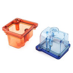 Carburetor Bottom Float Bowl Plastic Shell for I/II/III Carb (Orange Transparent)