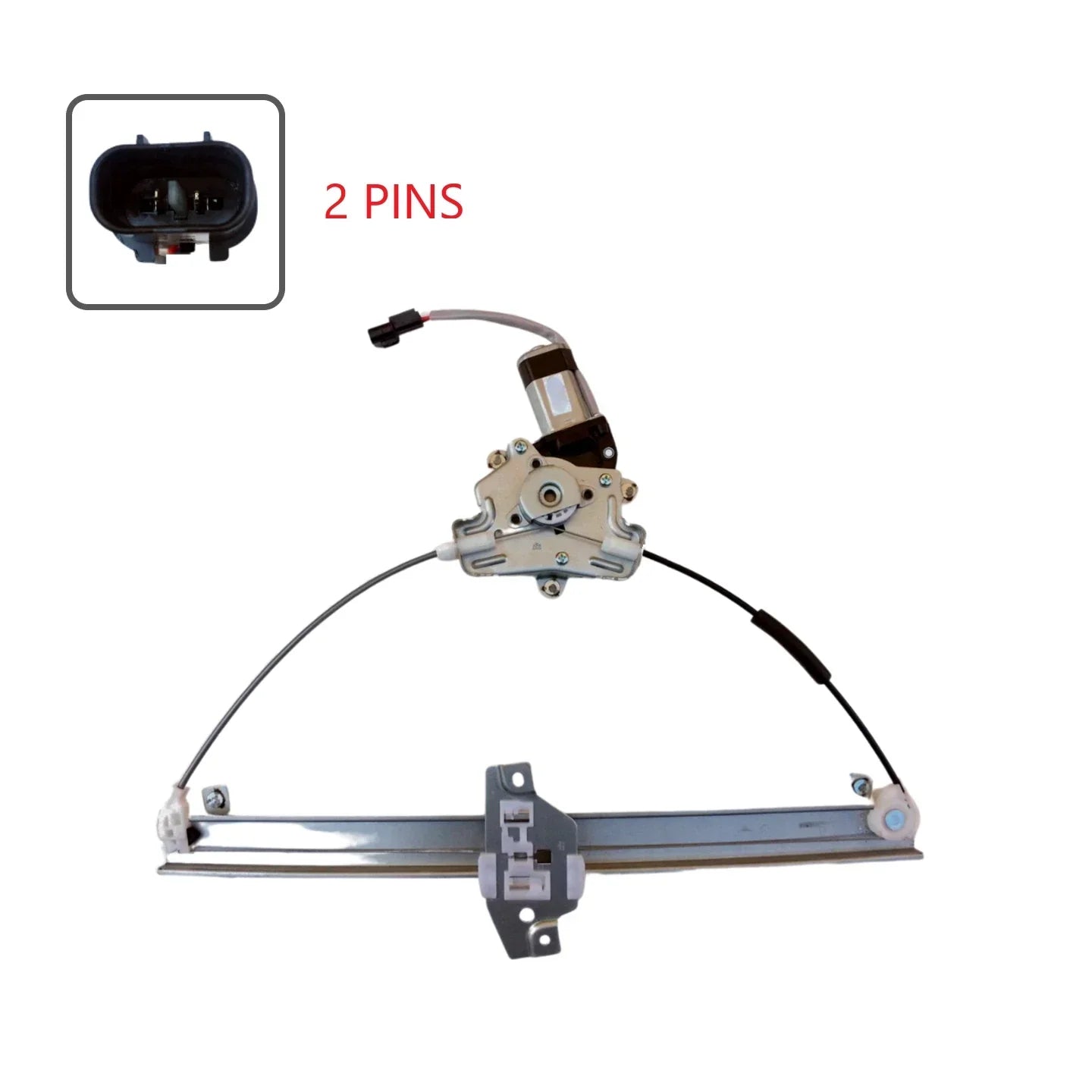 Front Left Window Regulator W/ Motor 2 Pins for Hyundai Getz TB (2002–2011)