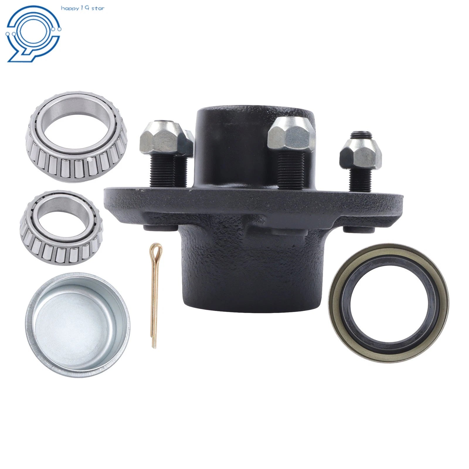 Trailer Bearing Kit for 3500 lbs. Spindle 5 on 4.5" Trailer Hub