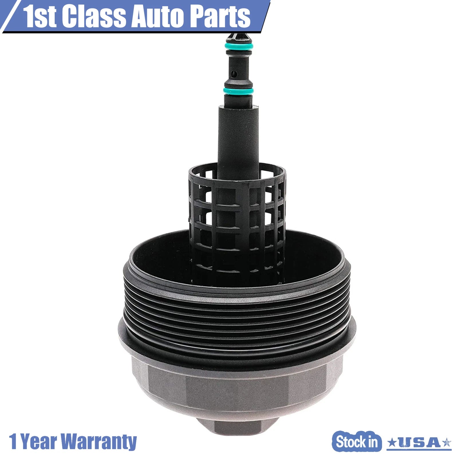 Engine Oil Filter Housing Cover Cap for BMW E36 E39 E46 E53 E85 (1996–2006)