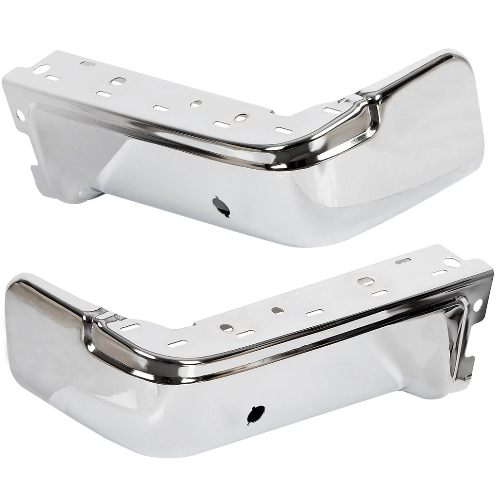 Set of 2 Chrome Rear Bumper End Caps for Ford F-150 (2009–2014)