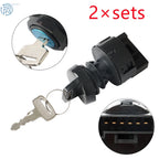 2X Ignition Key Switch for Polaris ACE 150 500 570 (2016–2018) ATP 330 (2004–2005)