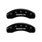 Set of 4 Black Caliper Covers for 2012–2016 Cadillac SRX by MGP