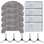 Side Brush and Filter Mop Cloth Kit for BPMIO B15 B15 Plus (Compatible)