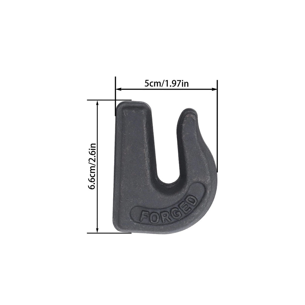Set of 8 Weld On Grab Hooks for Various Applications (6600 lbs Capacity)