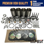 Engine Overhaul Rebuild Kit for Yanmar 4TNV86