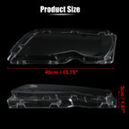 Left Front Headlight Lens Cover for BMW E46 (2002–2005) 63126924045