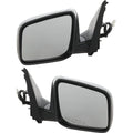 Power Mirror Set for Nissan Rogue (2008–2013) Heated Manual Folding Black