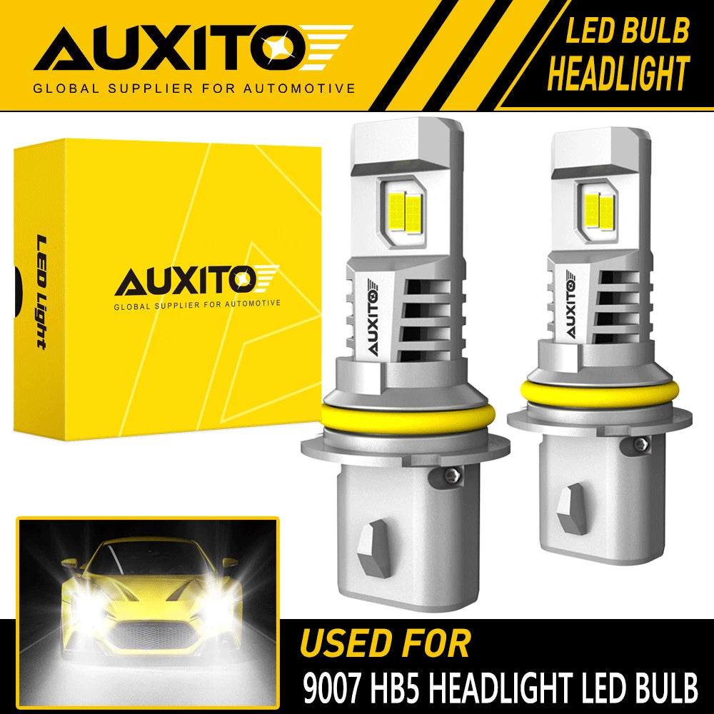 2X AUXITO 9007 HB5 LED Headlight Bulbs for