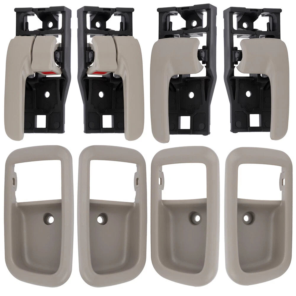 Set of 4 Door Handles and Trim for Toyota Tundra (2000–2006) Beige