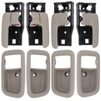 Set of 4 Door Handles and Trim for Toyota Tundra (2000–2006) Beige