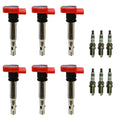 Set of 6 Ignition Coils & Spark Plugs for Porsche Cayenne, Audi Q5 (2003–2023)