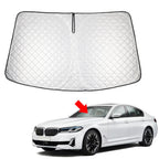 Foldable Windshield Sun Shade for BMW 5 Series (2017–2023)