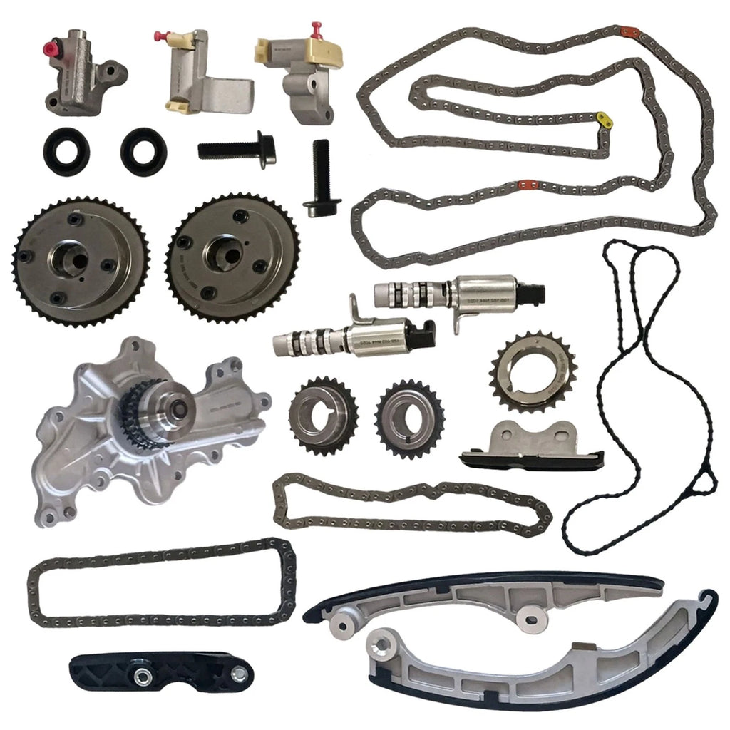 Engine Timing Chain Kit w/ Water Pump for Ford Flex Taurus Edge Fusion (2009–2019)